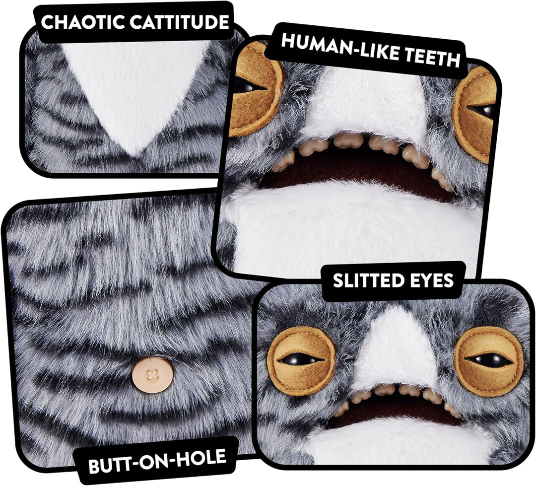 Fuggler ZURU - Peluche de 9 pulgadas Alley Cats -