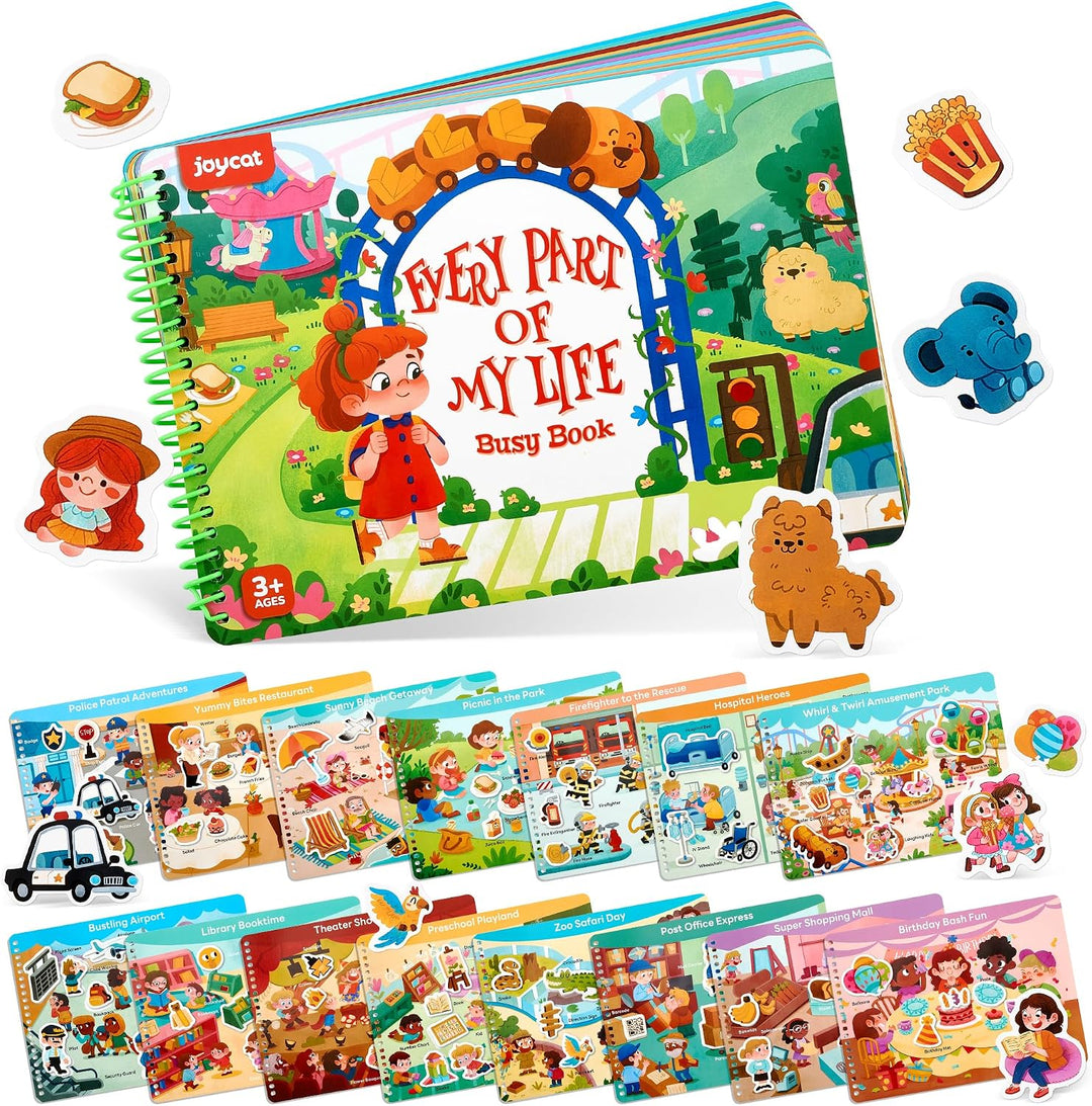 JoyCat - Libro de actividades preescolares para niños pequeños de 3...