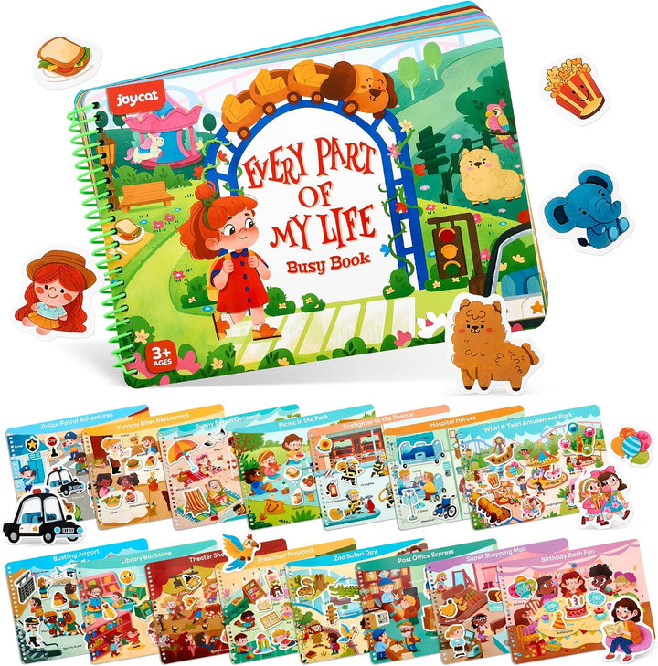 JoyCat - Libro de actividades preescolares para niños pequeños de 3...