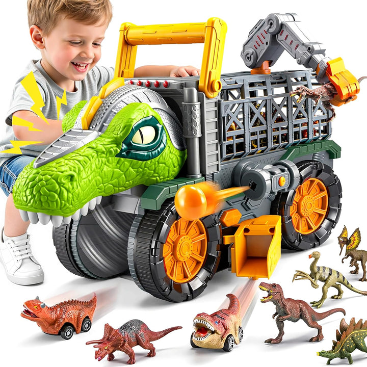 Juguetes de dinosaurio para niños pequeños camión de