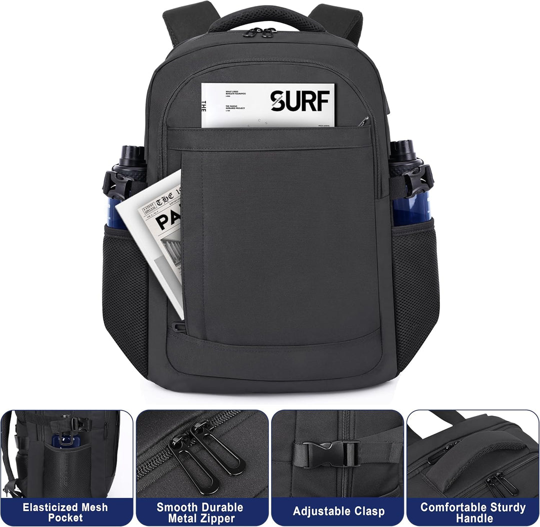 DEYACE Mochila para laptop de 17 pulgadas, bolsa grande para comput...