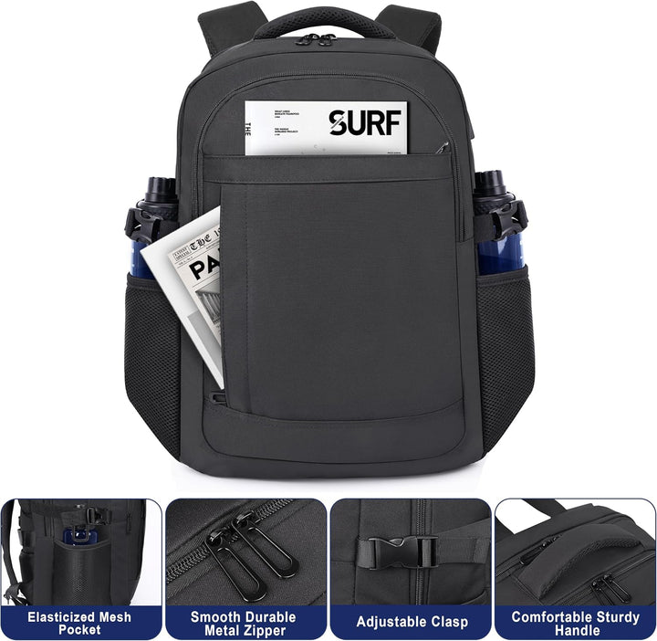 DEYACE Mochila para laptop de 17 pulgadas, bolsa grande para comput...