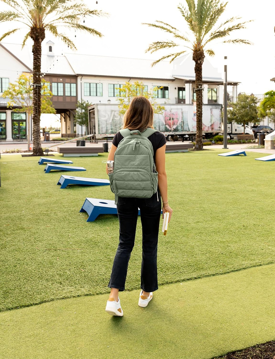 Uselike Mochila de viaje para mujeres, mochila para laptop de 40 cm...