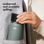 OXO Good Grips - Taza de café de viaje de 20 onzas con tapa SimplyClean™ a prueba de fugas, color jade