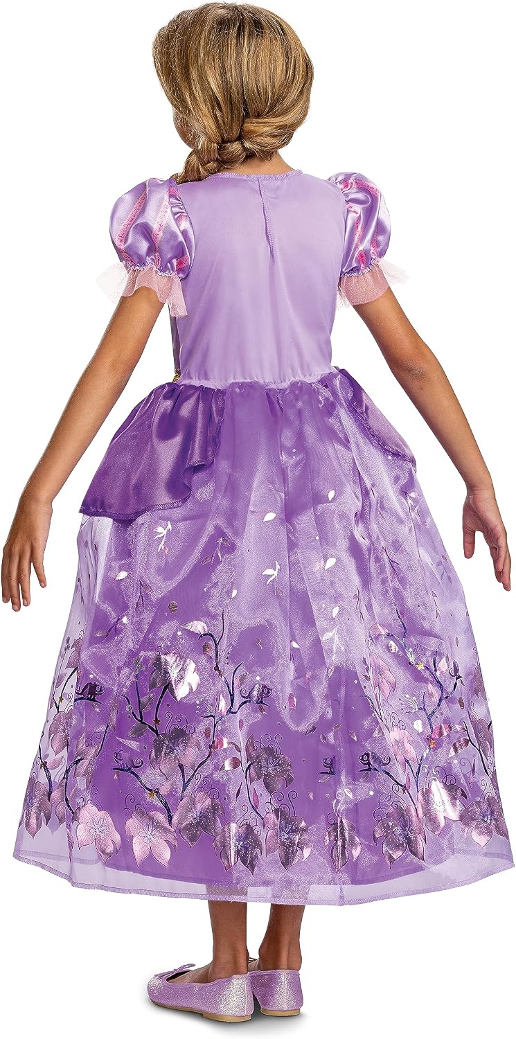 Disguise Disfraz de princesa Rapunzel para niñas, disfraz oficial de princesa de Disney, disfraz infantil