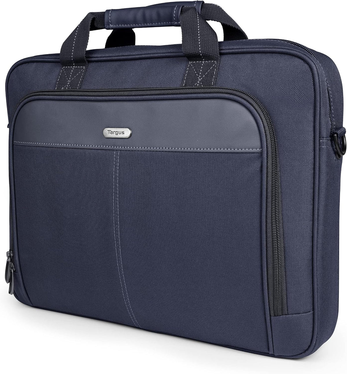 Targus Bolso de mano clásico y delgado para laptop de 15-16 pulgadas, azul TCT027US