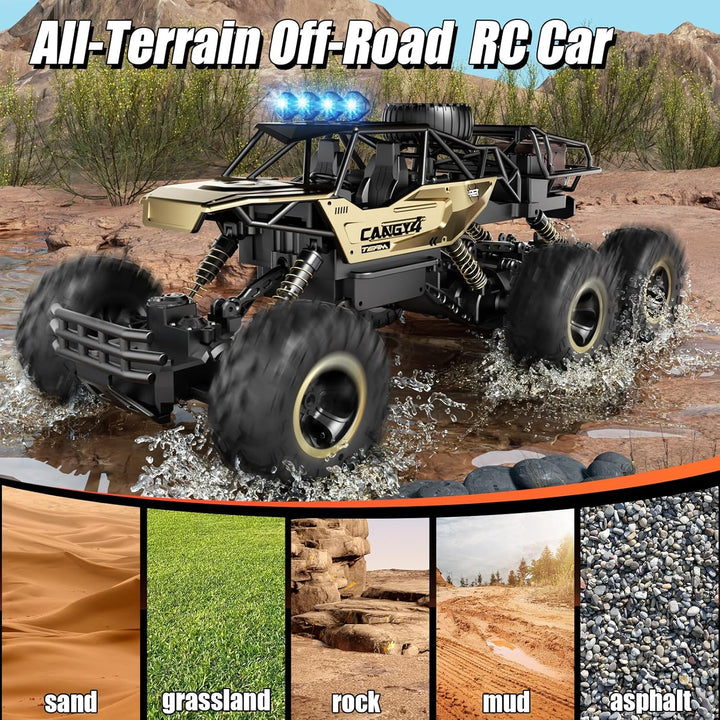 Jiakora Camión monstruo a control remoto, autos RC Rock Crawler RC...