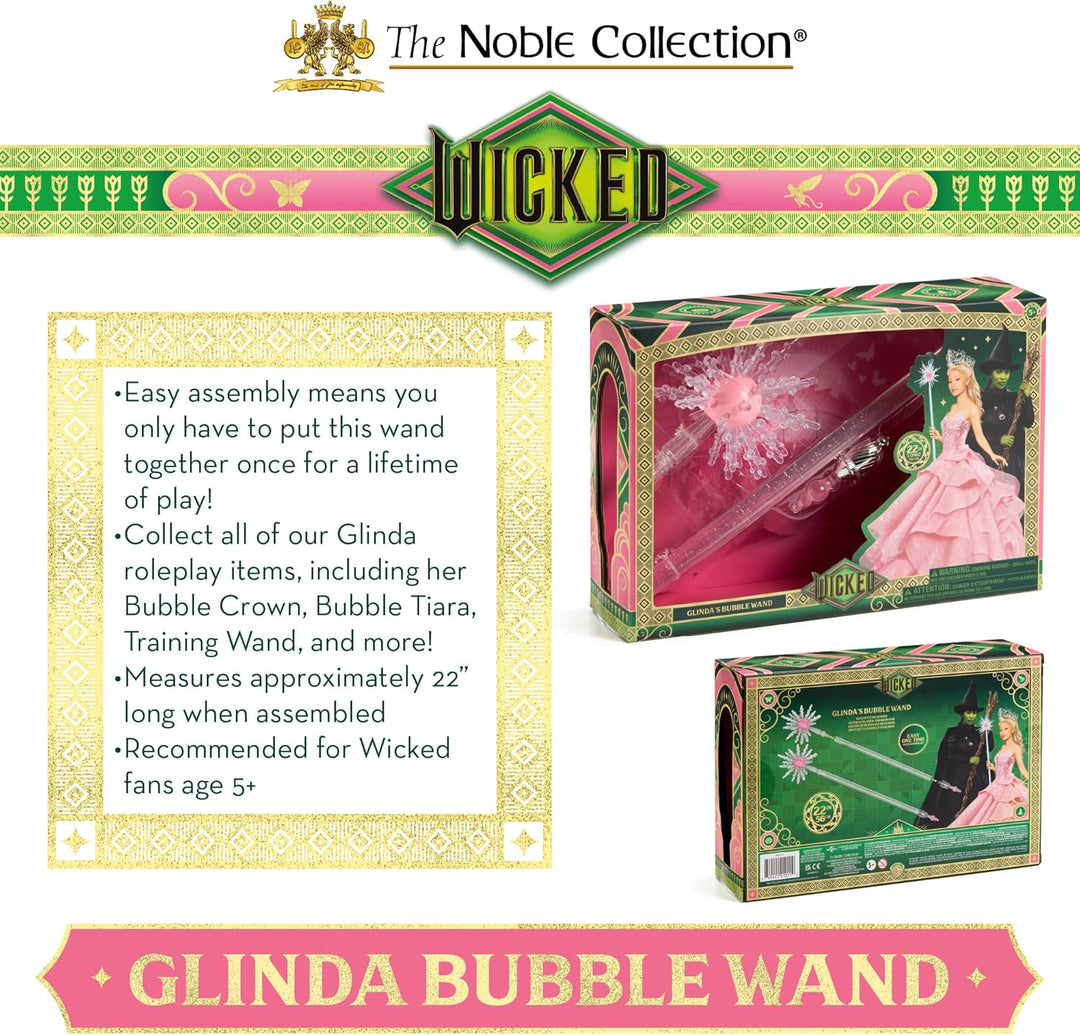 Varita de burbujas de Wicked Glinda