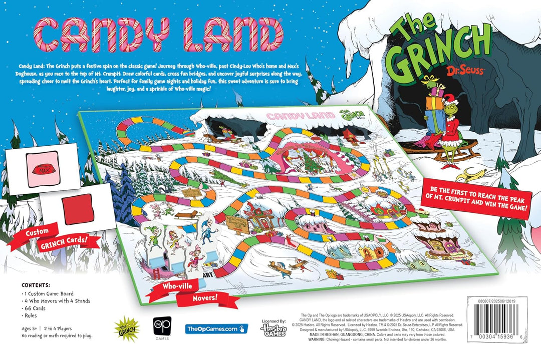Candy Land: The Grinch - Juego de mesa, juega como personajes de Wh...