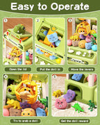 STACTCUTE 32PCS Máquina de Garras de Dinosaurio para Niños, Mini Má...