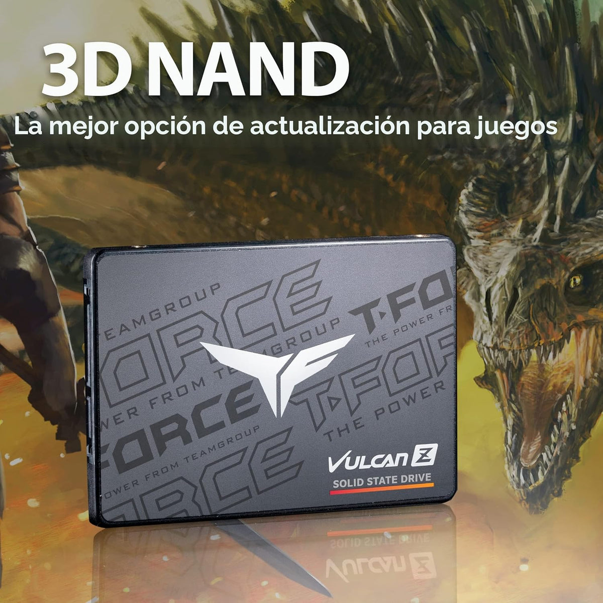 TEAMGROUP T-Force Vulcan Z SATA III T253TZ001T0C101 - SSD interna d...