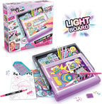 Canal Toys Style 4 Ever Estudio de Arte de Diamante. Estuche LED 3 en 1 con Tablero Iluminado. Crea Dibujos, Pósters de Diamantes y Adhesivos de Diamantes. Edad 6+