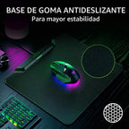 Razer HyperFlux V2 - Alfombrilla y disco de carga inalámbrica para juegos