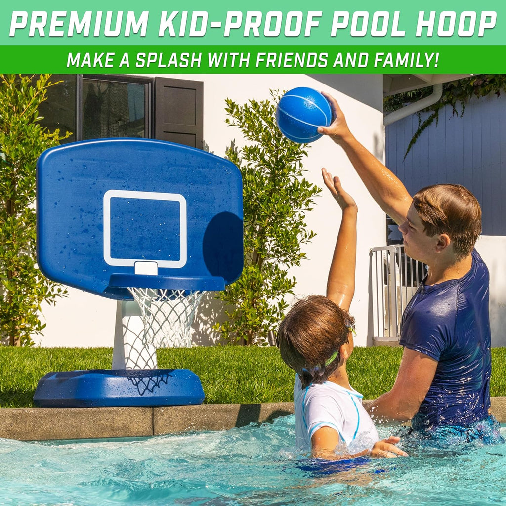 GoSports Splash Hoop Classic Juego de Baloncesto para Piscina - Azul