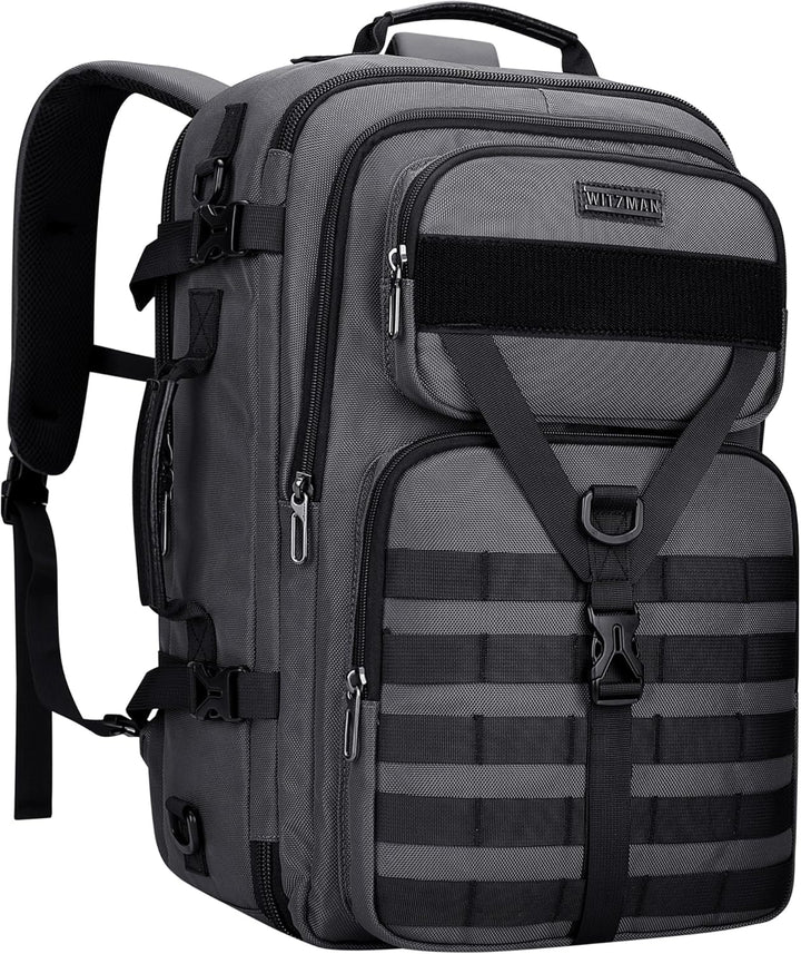 WITZMAN - Mochila de viaje para llevar a bordo para hombres, conver...