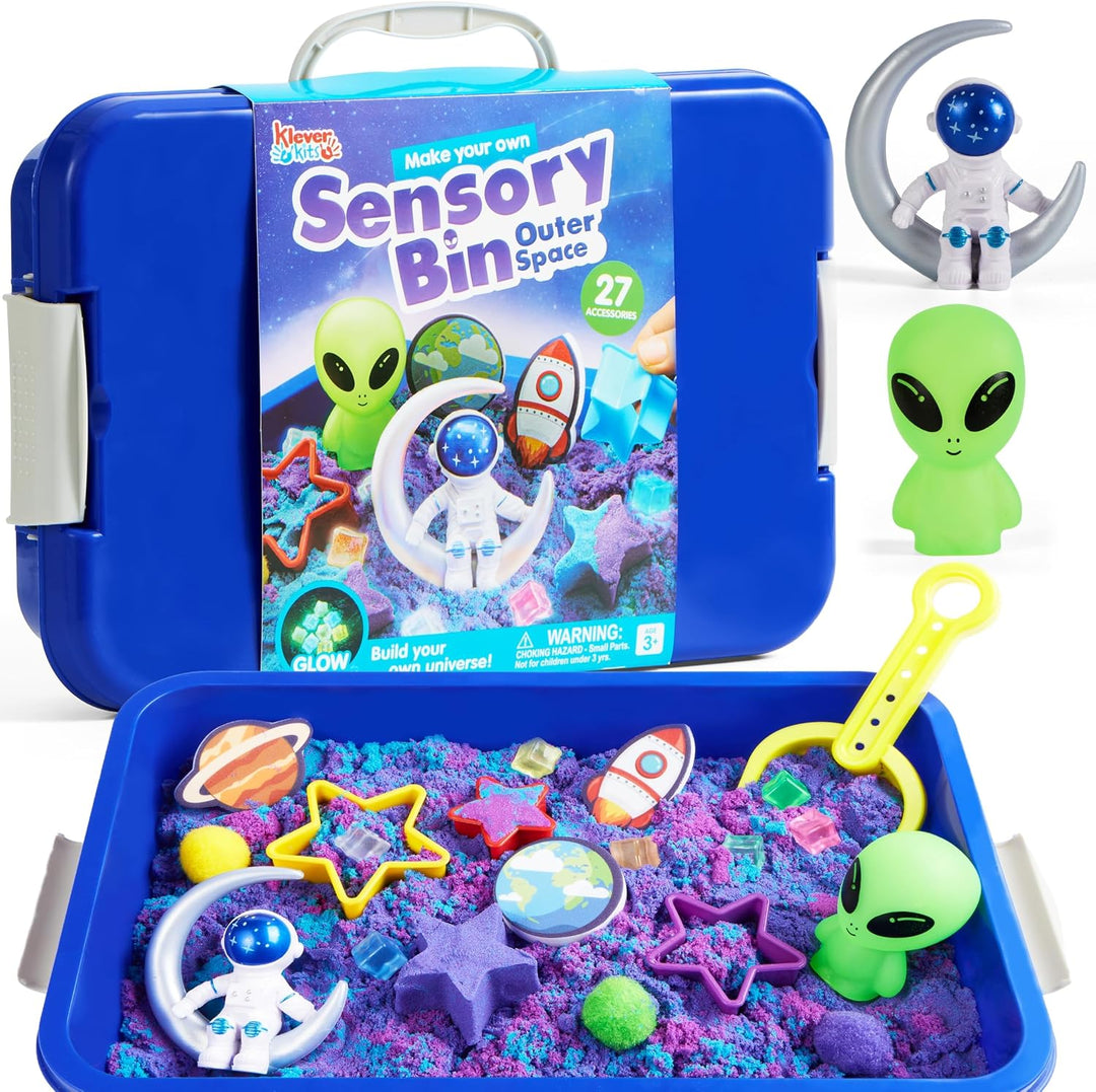 Klever Kits - Juego sensorial de dinosaurios para niños pequeños co...