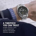 Victorinox Journey 1884 Reloj de 43mm Resistente al Agua con Cristal de Zafiro