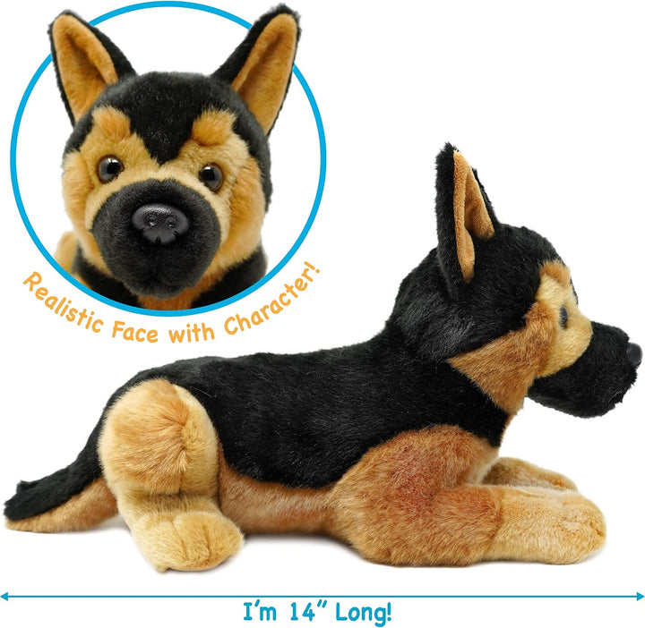 TigerHart Gretchen El Pastor Alemán - Peluche de 15 Pulgadas