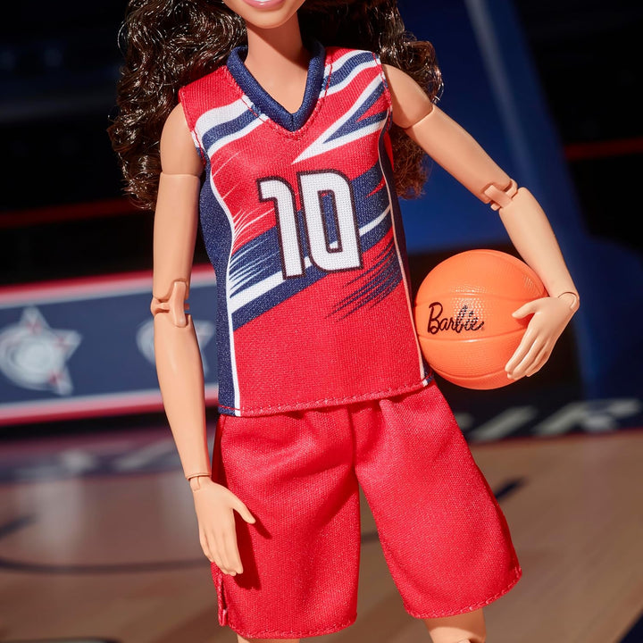 Barbie Muñeca exclusiva, Sue Bird con ropa de uniforme número 10 y...