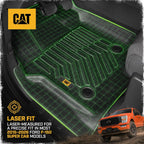CAT® JustFit™ Alfombrillas delanteras 3D personalizadas para Ford F-150 Super Cab 2015-2026, forros de goma resistentes medidos con láser, accesorios para Ford F150 SuperCab
