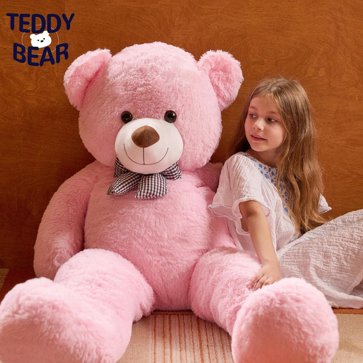 Oso de peluche gigante grande de 47 pulgadas, animales de peluche,...