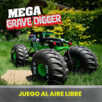 Monster Jam, Camión monstruo oficial Mega Grave Digger todo terreno, más de