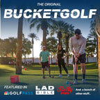 BUCKETGOLF Original Game Set de Viaje de 3 Hoyos