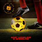 Balón de Fútbol Luminoso - Brilla en la Oscuridad - NO 5 - Regalos Deportivos para Niños y Niñas