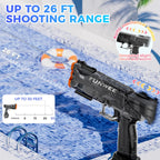 2 unidades de pistolas de agua eléctricas para niños y adultos, pistola de agua de largo alcance potente, pistola de agua automática completa más fuerte de alta capacidad con más de 400