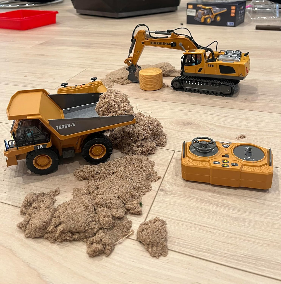 KIDMARKT Juguete de metal a control remoto para niños | Tractor de...