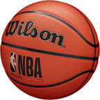 WILSON NBA Forge - Balón de baloncesto para interiores y exteriores, marrón, tamaño 7 - 29.5 pulgadas