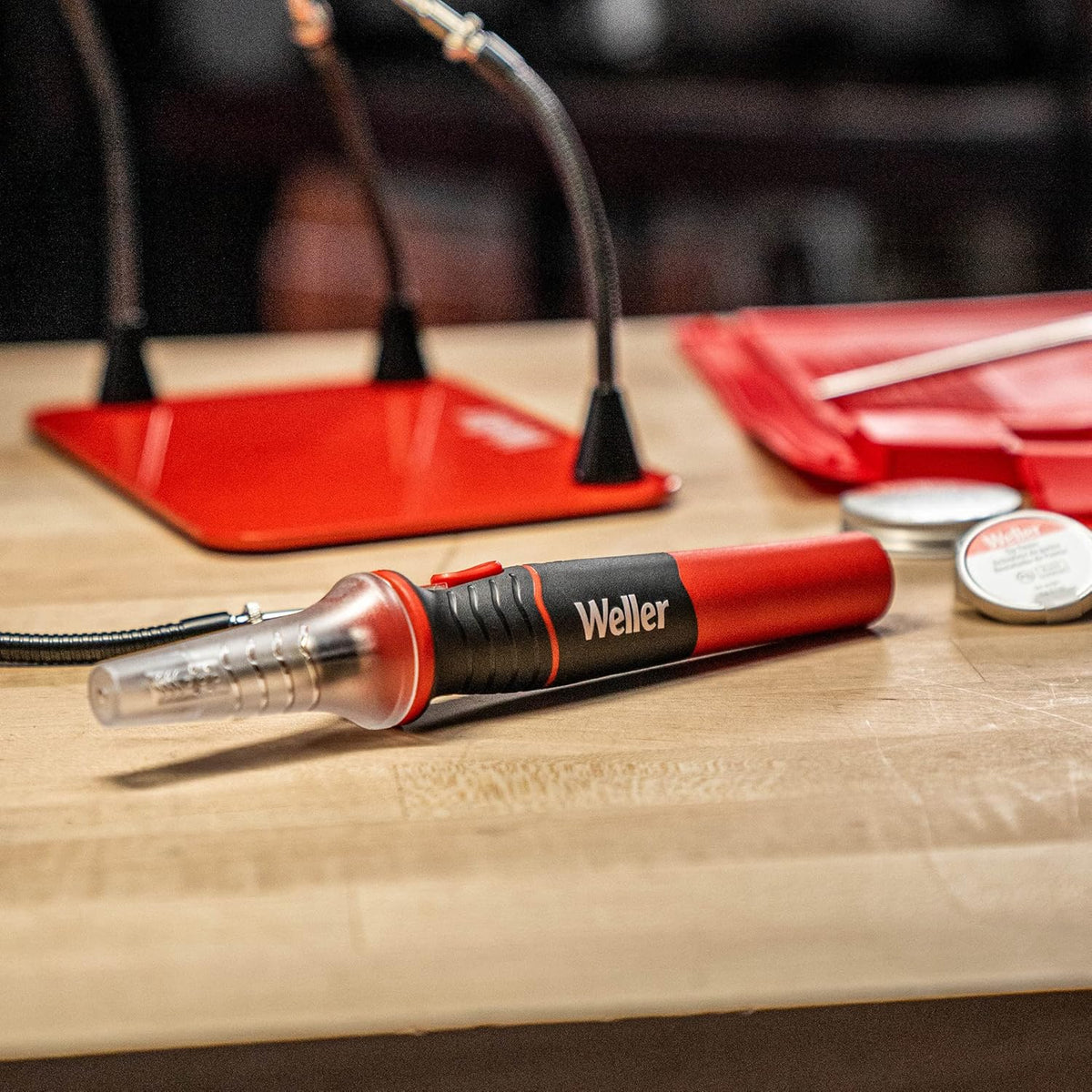 Weller 12W Soldadora Inalámbrica Recargable, Alimentada por Batería de Iones de Litio - WLBRK12N