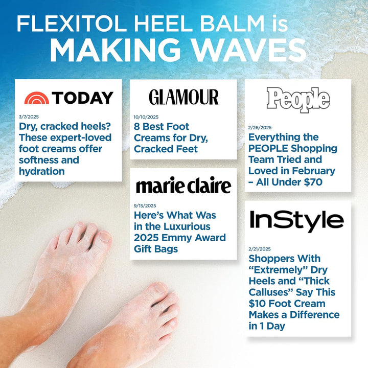 Flexitol Bálsamo para el talón, rica crema hidratante y exfoliante...