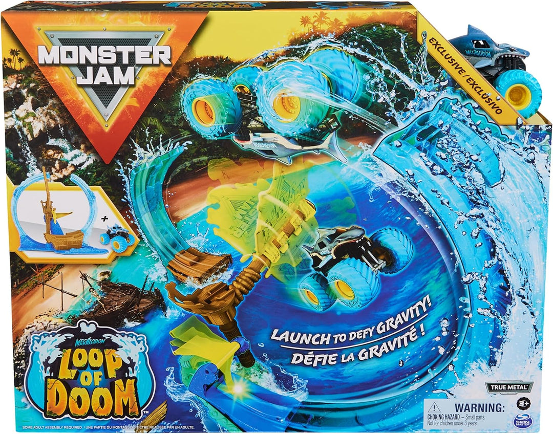 Monster Jam Megalodon Loop of Doom - Juego de acrobacias