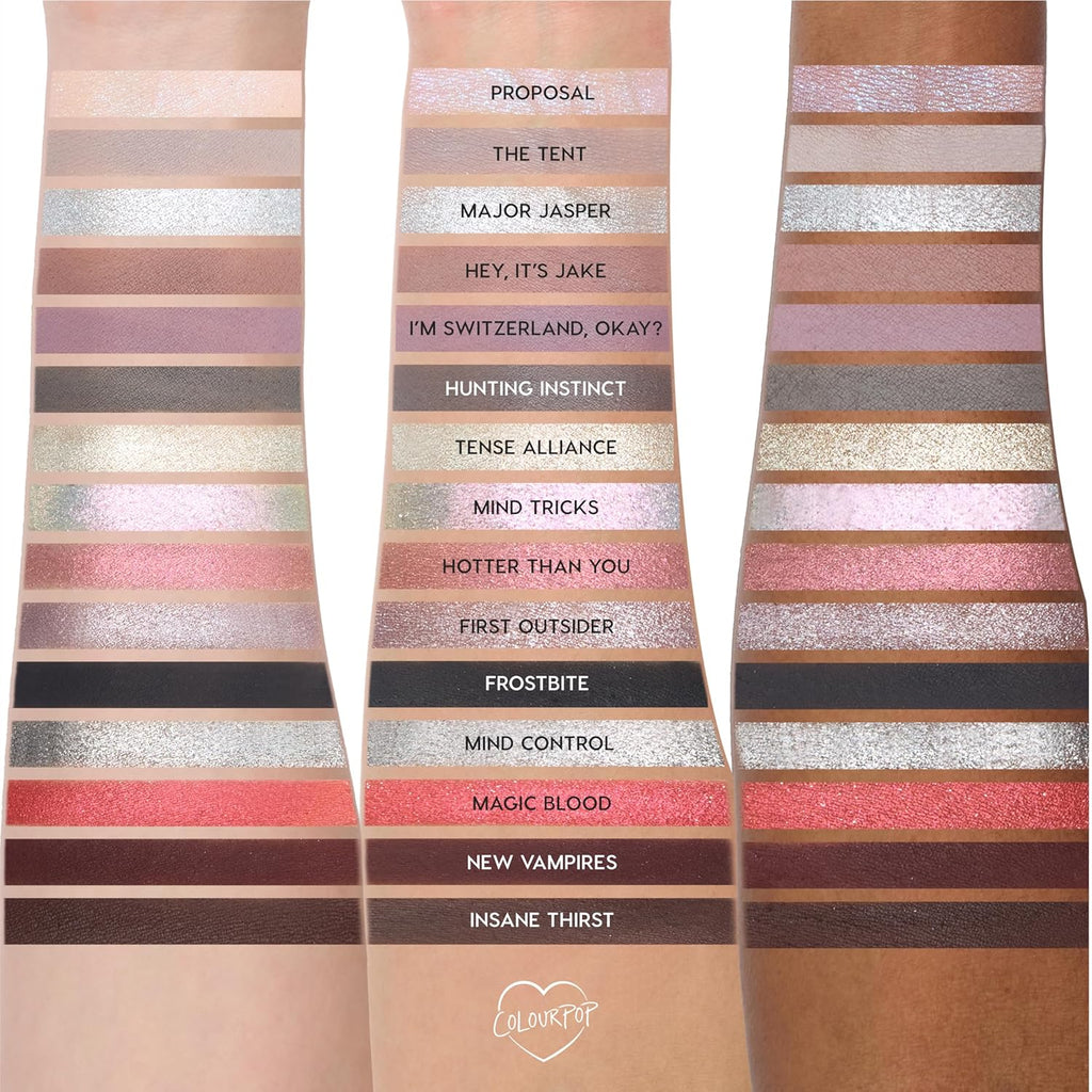 ColourPop x The Twilight Saga Eclipse Paleta de sombras de ojos