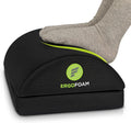 Lámpara ErgoFoam Reposapiés para debajo del escritorio de trabajo - Aprobado por quiroprácticos 2en1 ajustable Premium Reposapiés debajo del escritorio - Ergonómico Reposapiés de escritorio con espuma suave