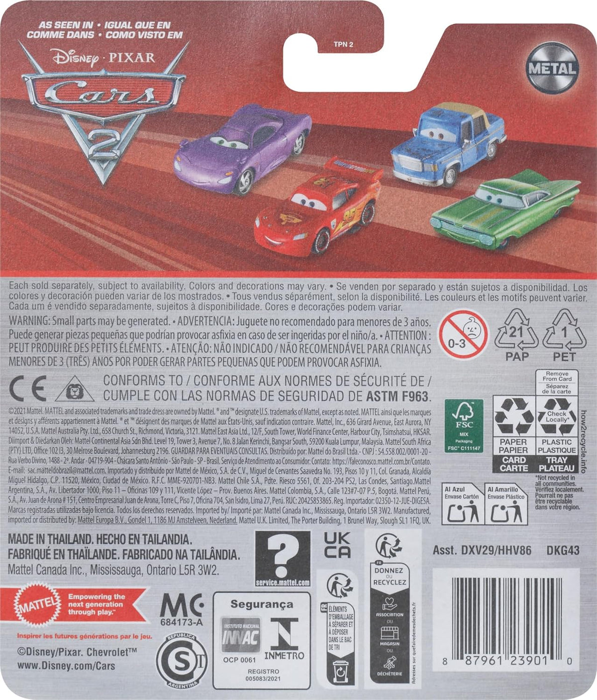 Disney Pixar Cars Diecast, Finn McMissile