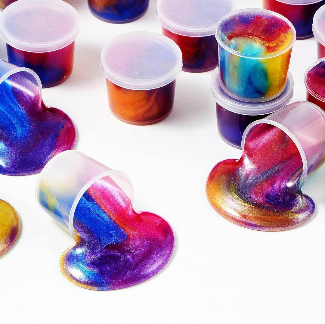 JOYIN Slime - Recuerdos de fiesta, paquete de 36 vasos de slime gal...