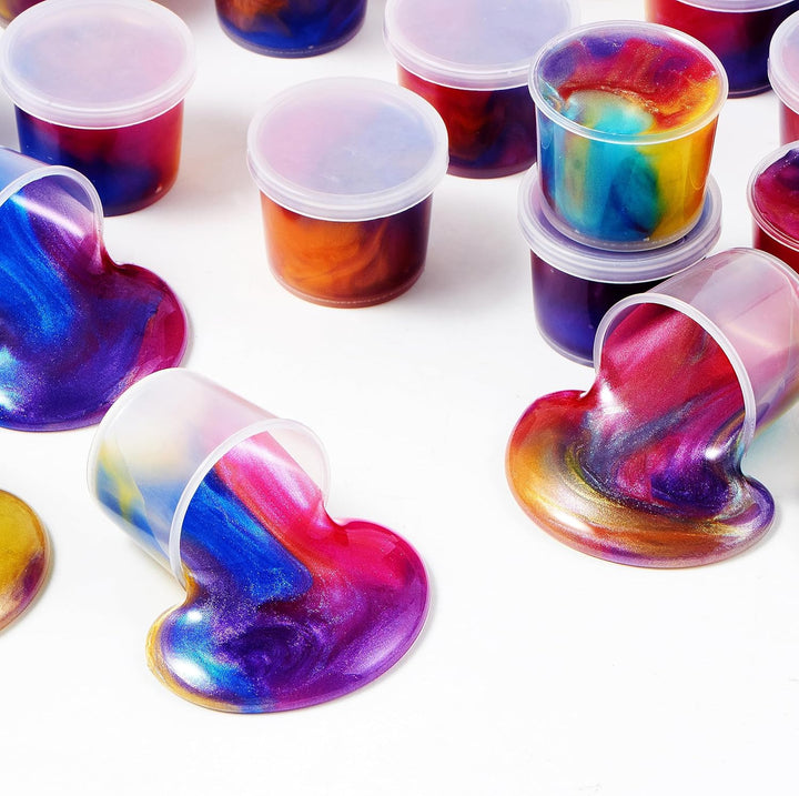 JOYIN Slime - Recuerdos de fiesta, paquete de 36 vasos de slime gal...
