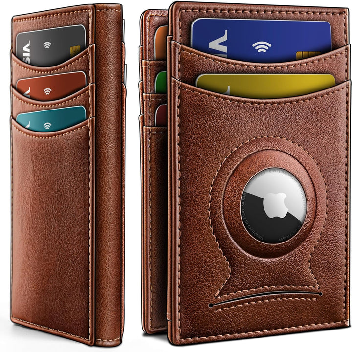BULLIANT Billetera Airtag para hombre, delgada con clip para dinero...