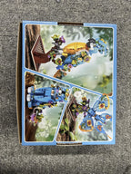 Juego de construcción 3 en 1 diseño de flores gatos loros