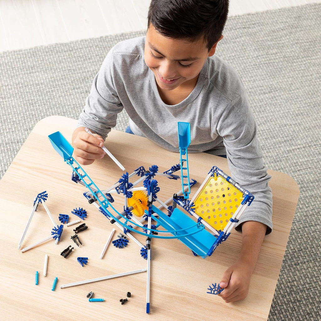 K'NEX - Pista de Canicas con Motor, 504 Piezas, Construcción STEM, Set de Construcción para Niños, Edades 8+