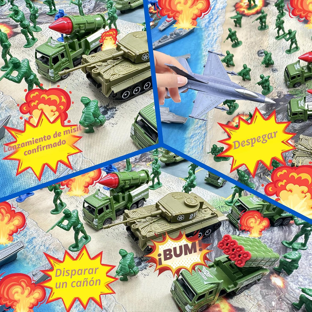 TALGIC Set de Juego de Soldados del Ejército - Juego Grande Incluye...