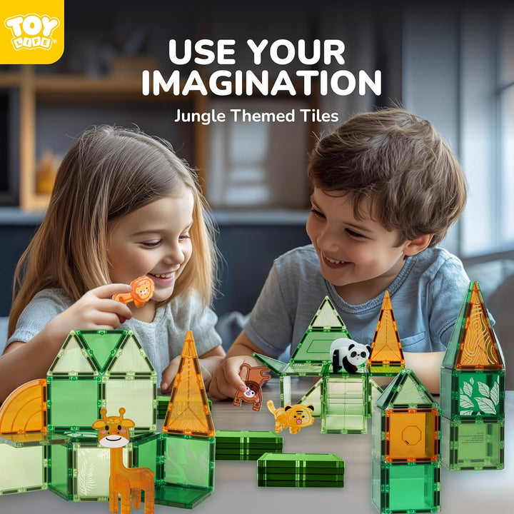 TOY Life Azulejos Magnéticos para Niños Pequeños de 3-5 Años, 38 Pi...