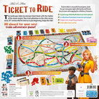 Juego de mesa Ticket to Ride de Asmodee (Actualización 2025) - Una aventura ferroviaria a través del país para amigos y familia, juego de estrategia para niños y adultos, a partir de 8 años, 2-5