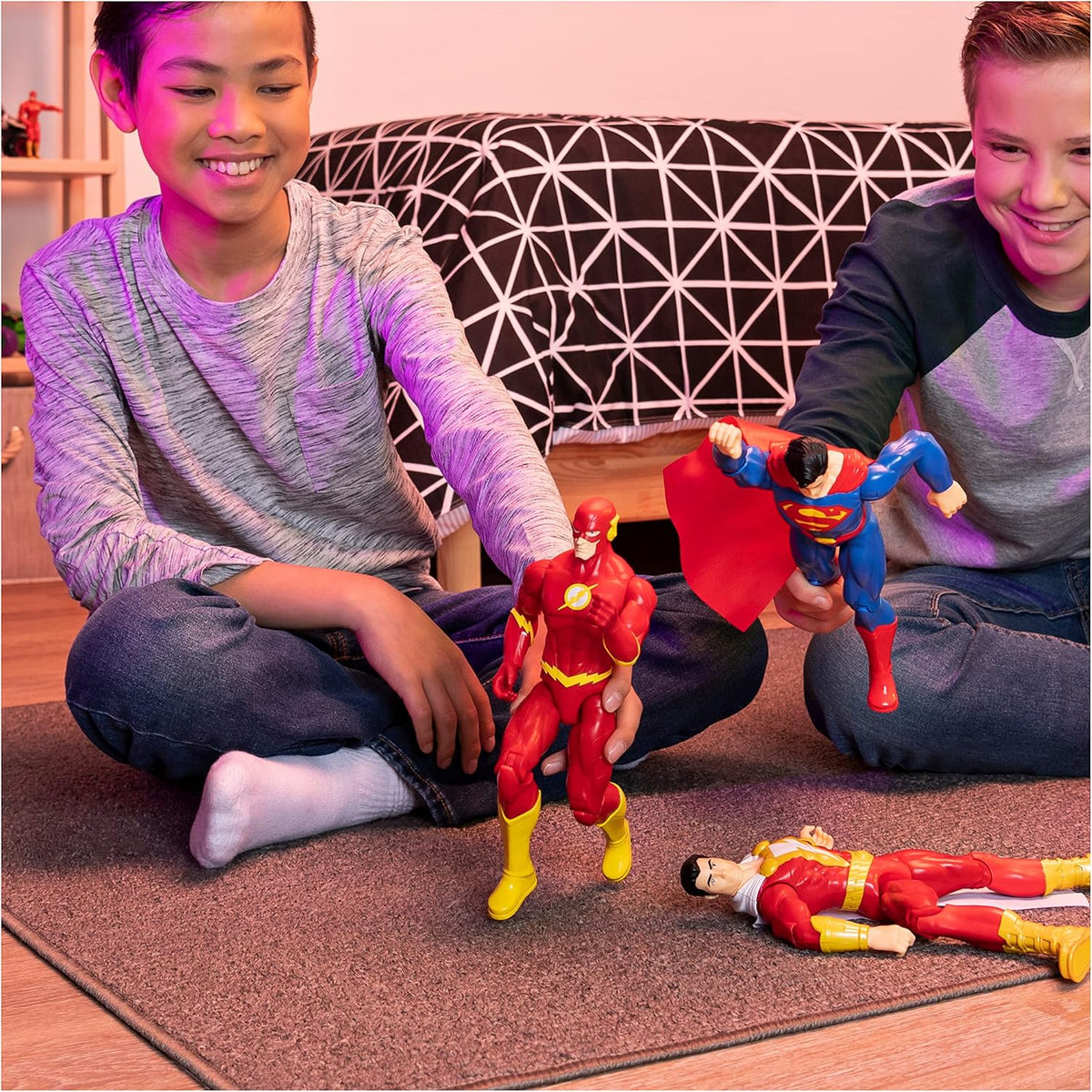 DC Comics, Figura de acción The Flash de 12 pulgadas, juguetes para niños y niñas