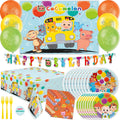 Cocomelon - Decoraciones de cumpleaños, telón de fondo, globos, pancarta