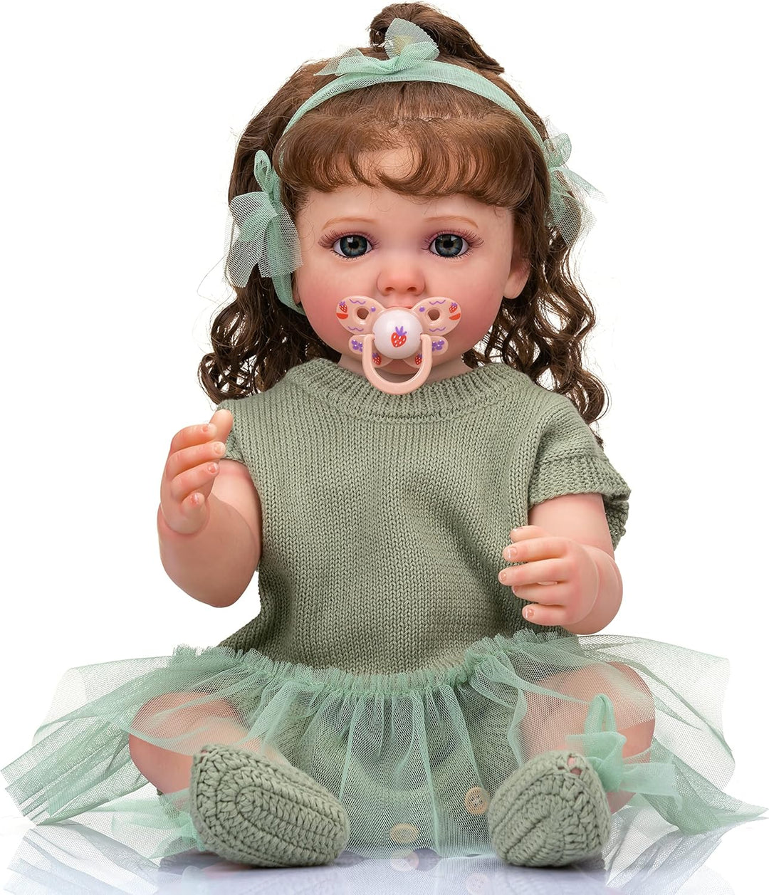 KAWAYII Muñecas de bebé renacidas de 22 pulgadas para niños pequeño...