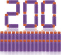 WORKER Gen3 Stefan - Dardos cortos, 200 dardos de longitud media para modificar eléctrico y Phoenix Blaster/Nightingale Blaster morado naranja