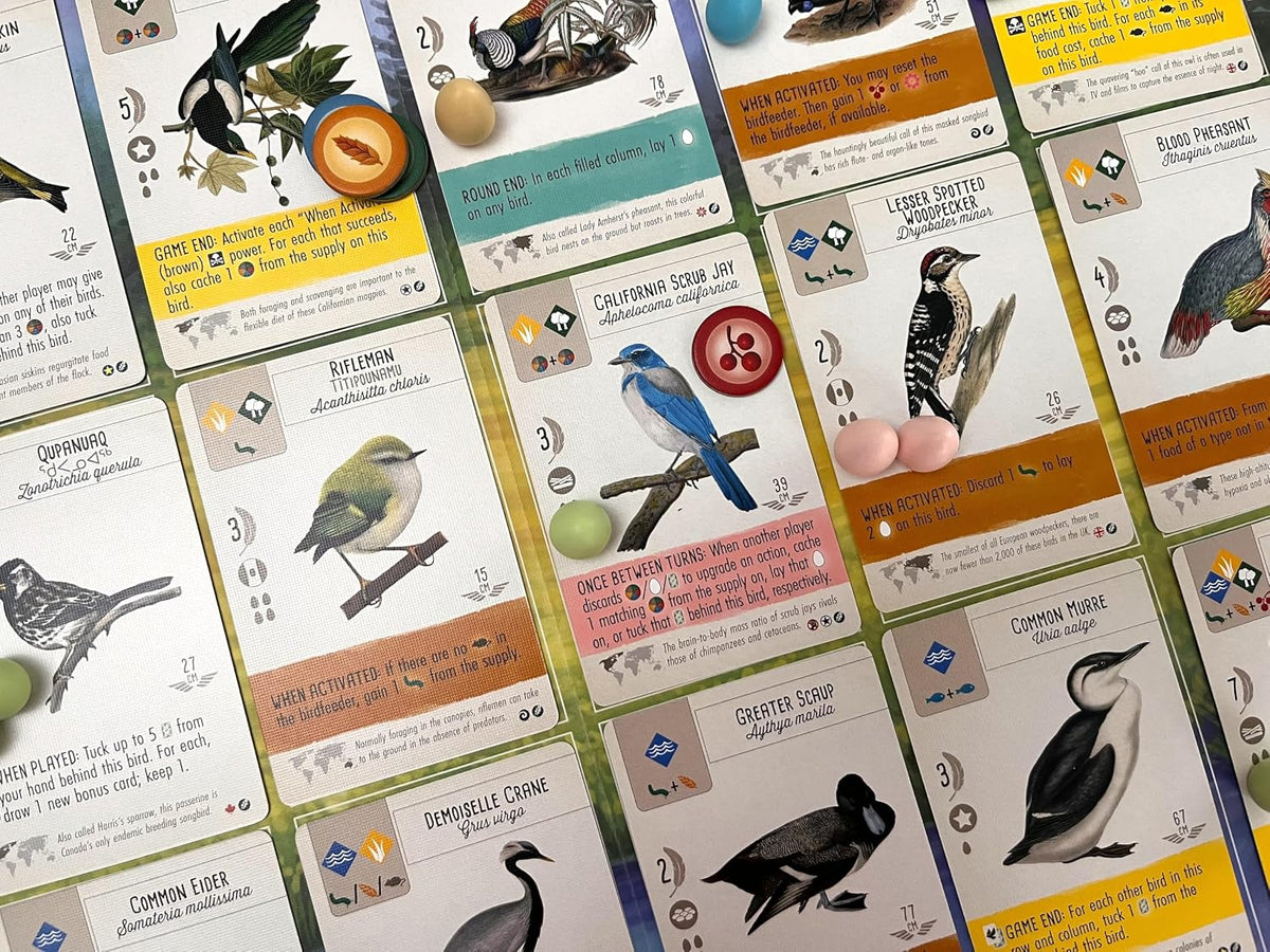 Stonemaier Games: Paquetes de Promoción de Aves Diseñadas por Fans de Wingspan | 150 Nuevas Aves Diseñadas por Fans Usando Poderes del Juego Base y Expansiones | Arte Consistente con las Aves
